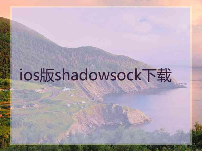 ios版shadowsock下载