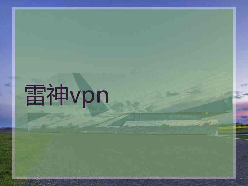 雷神vpn