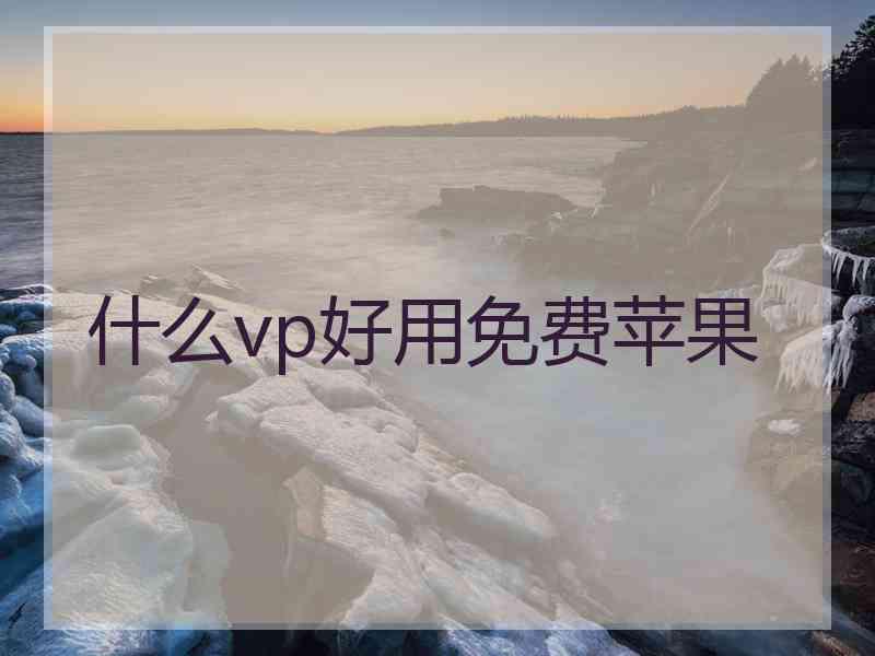 什么vp好用免费苹果