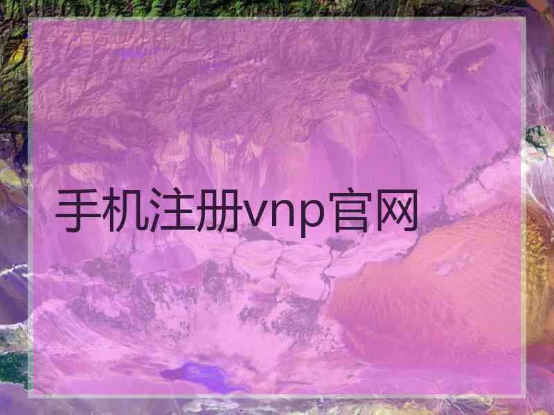 手机注册vnp官网