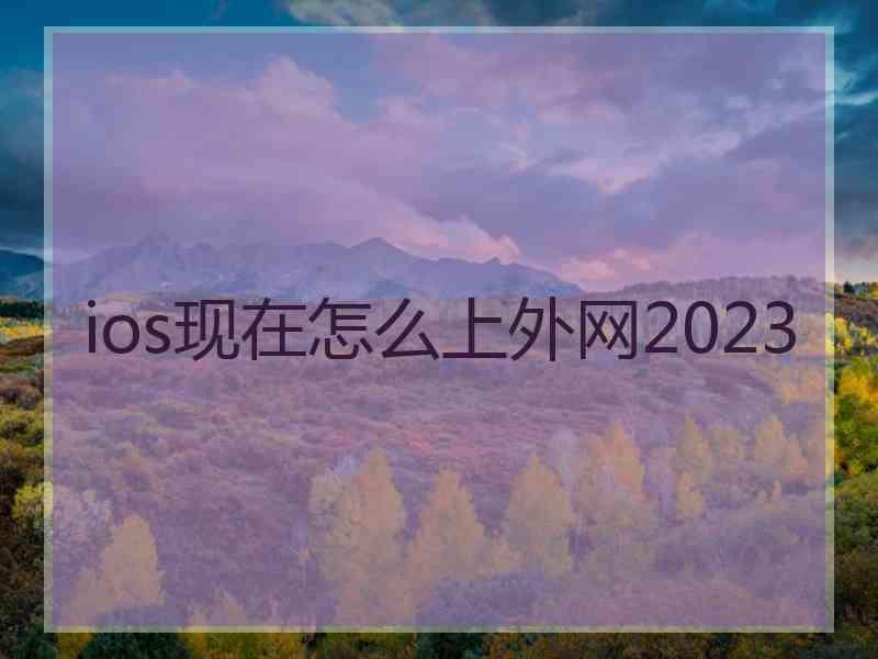 ios现在怎么上外网2023