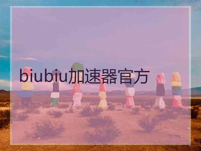 biubiu加速器官方