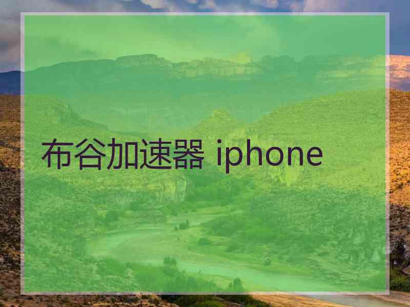 布谷加速器 iphone