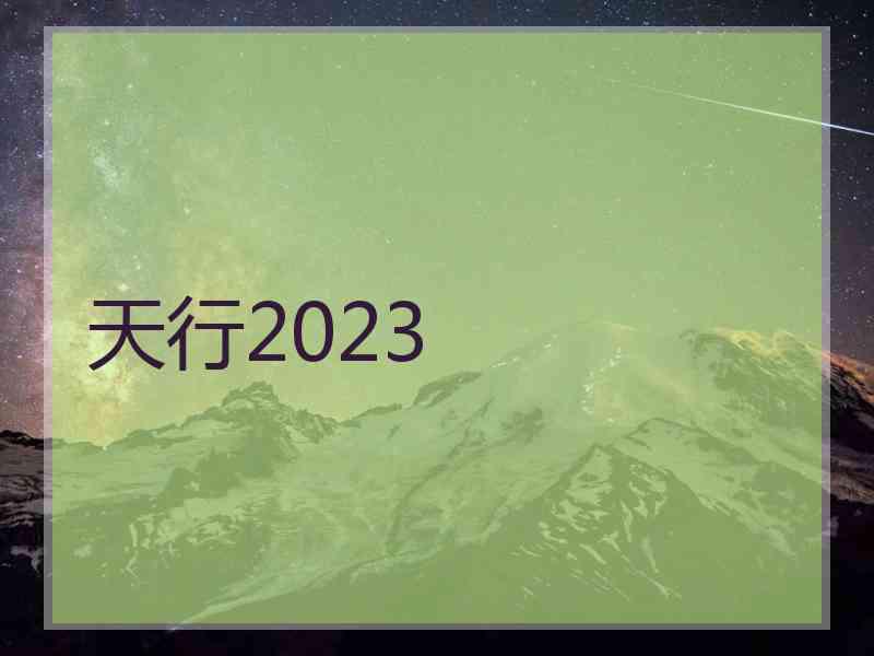 天行2023