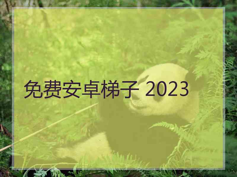 免费安卓梯子 2023