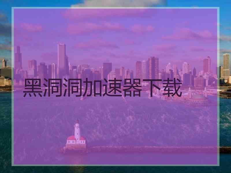 黑洞洞加速器下载