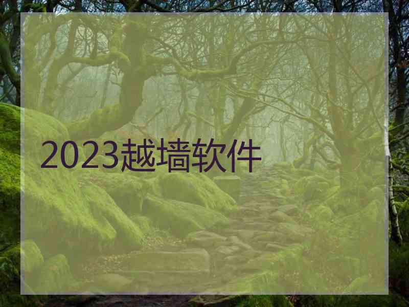 2023越墙软件