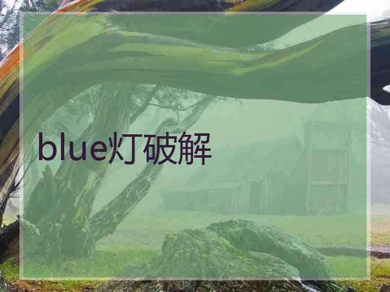 blue灯破解