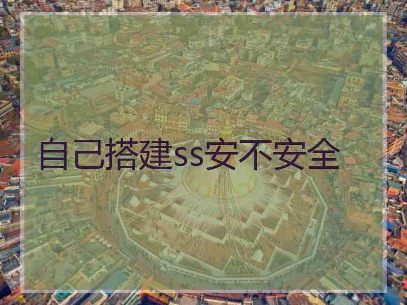 自己搭建ss安不安全