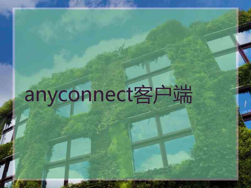 anyconnect客户端