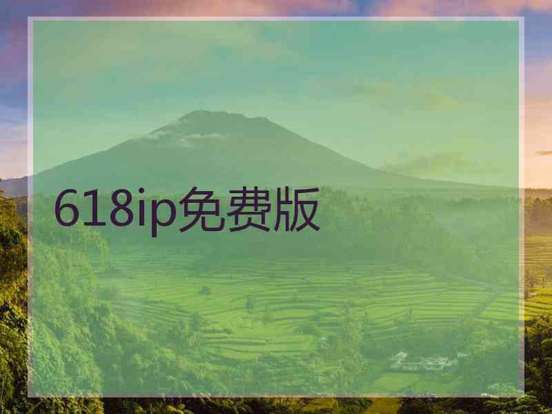 618ip免费版