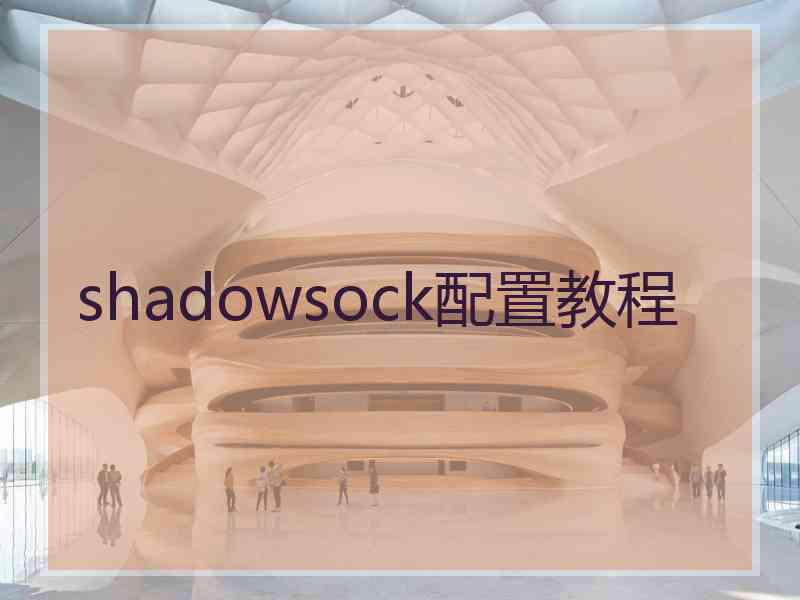 shadowsock配置教程