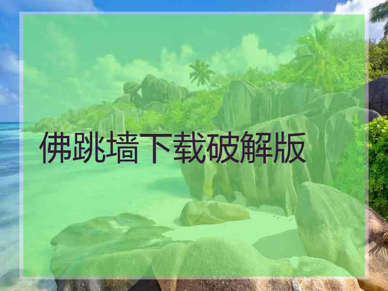 佛跳墙下载破解版