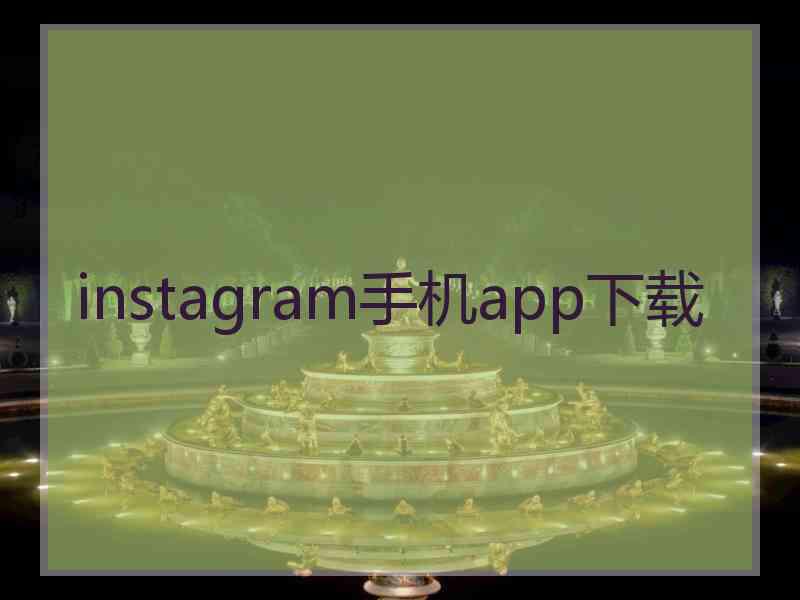 instagram手机app下载